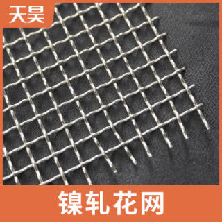 純鎳軋花網(wǎng)粗絲大孔鎳絲軋花編織過濾篩網(wǎng)